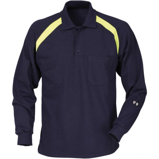 Flammschutz-Polo-Shirt FLAM, Langarm | Multinorm Arbeitskleidung, Flammschutzkleidung