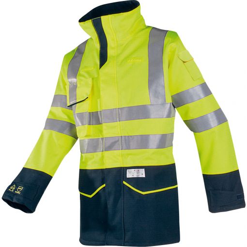 Veste de pluie de signalisation Riverton avec protection contre les arcs électriques | Vêtements de travail Multinorm